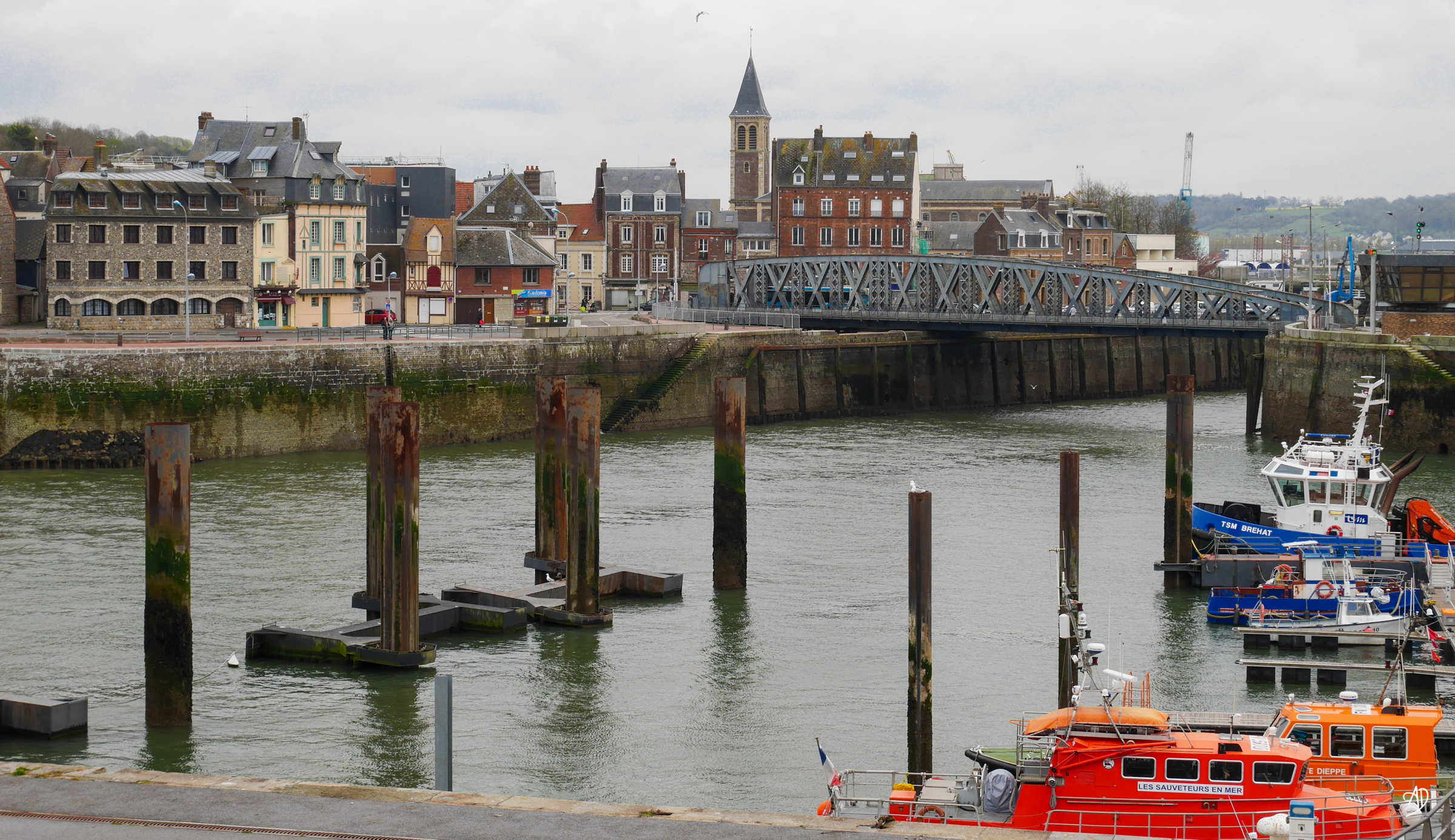 pont Colbert à Dieppe