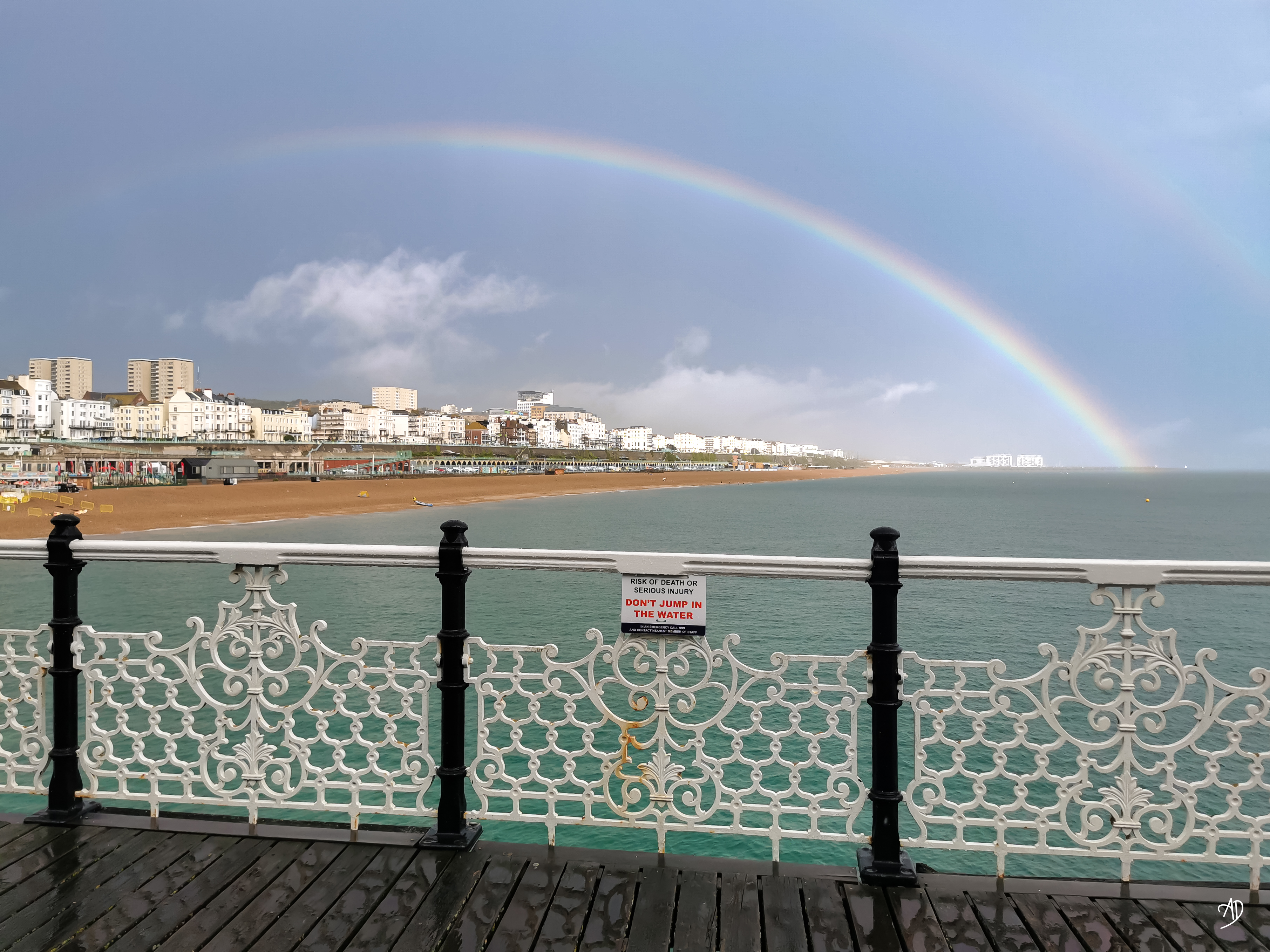 Depuis le Brighton Pier