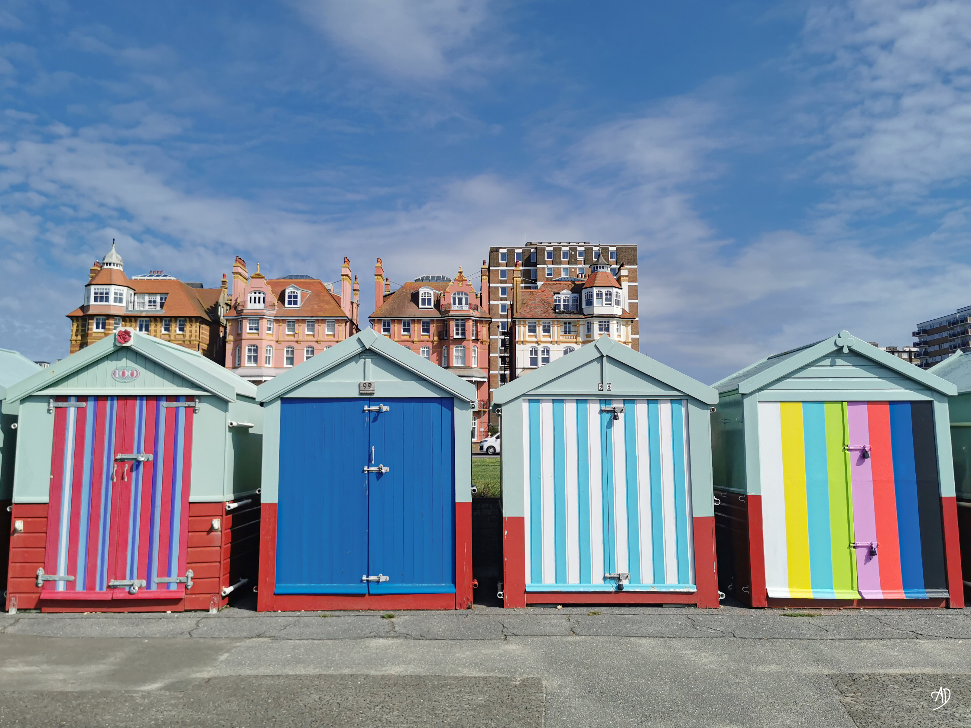 Beach huts de Hove