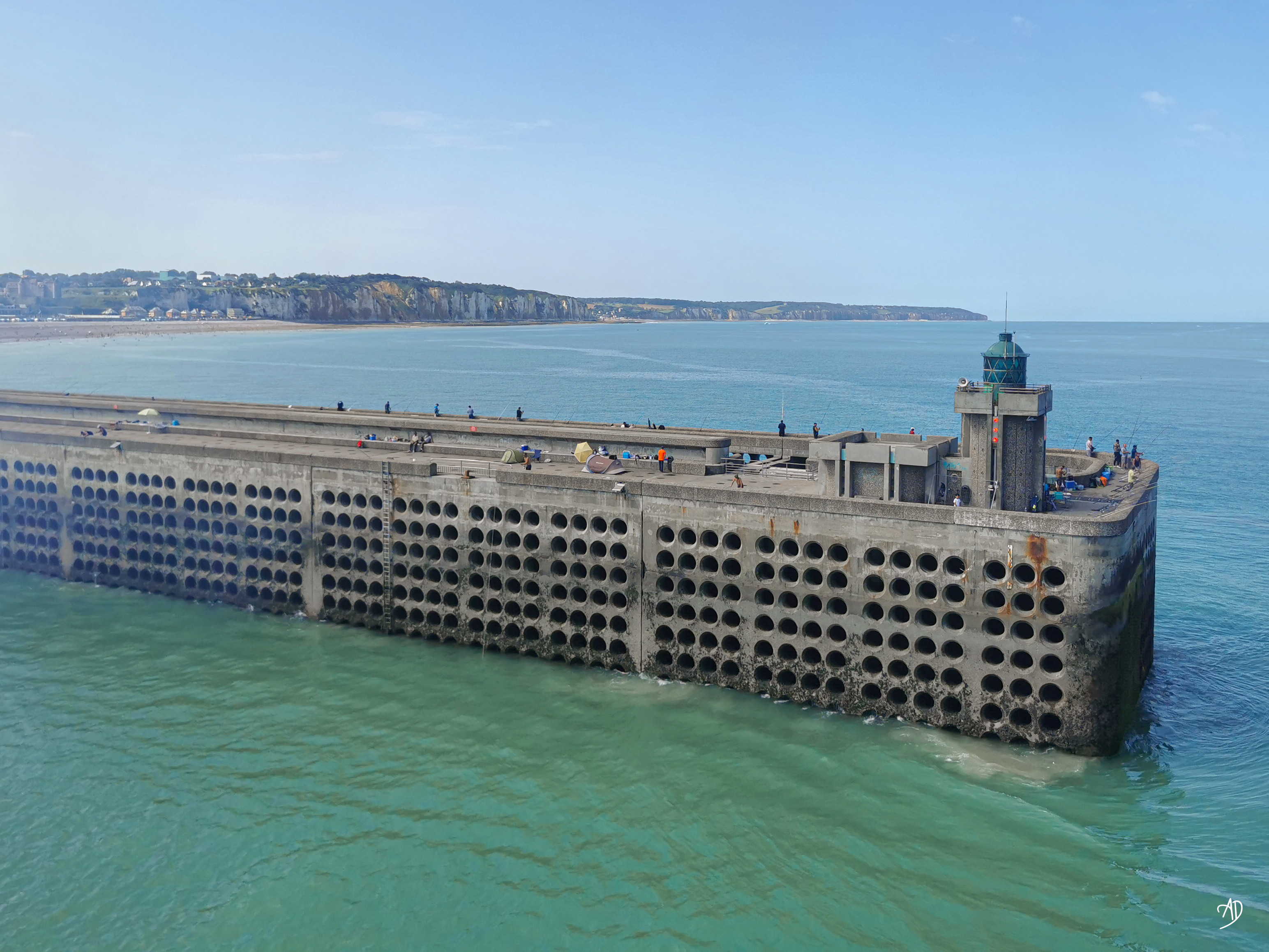 Au départ de Dieppe - France