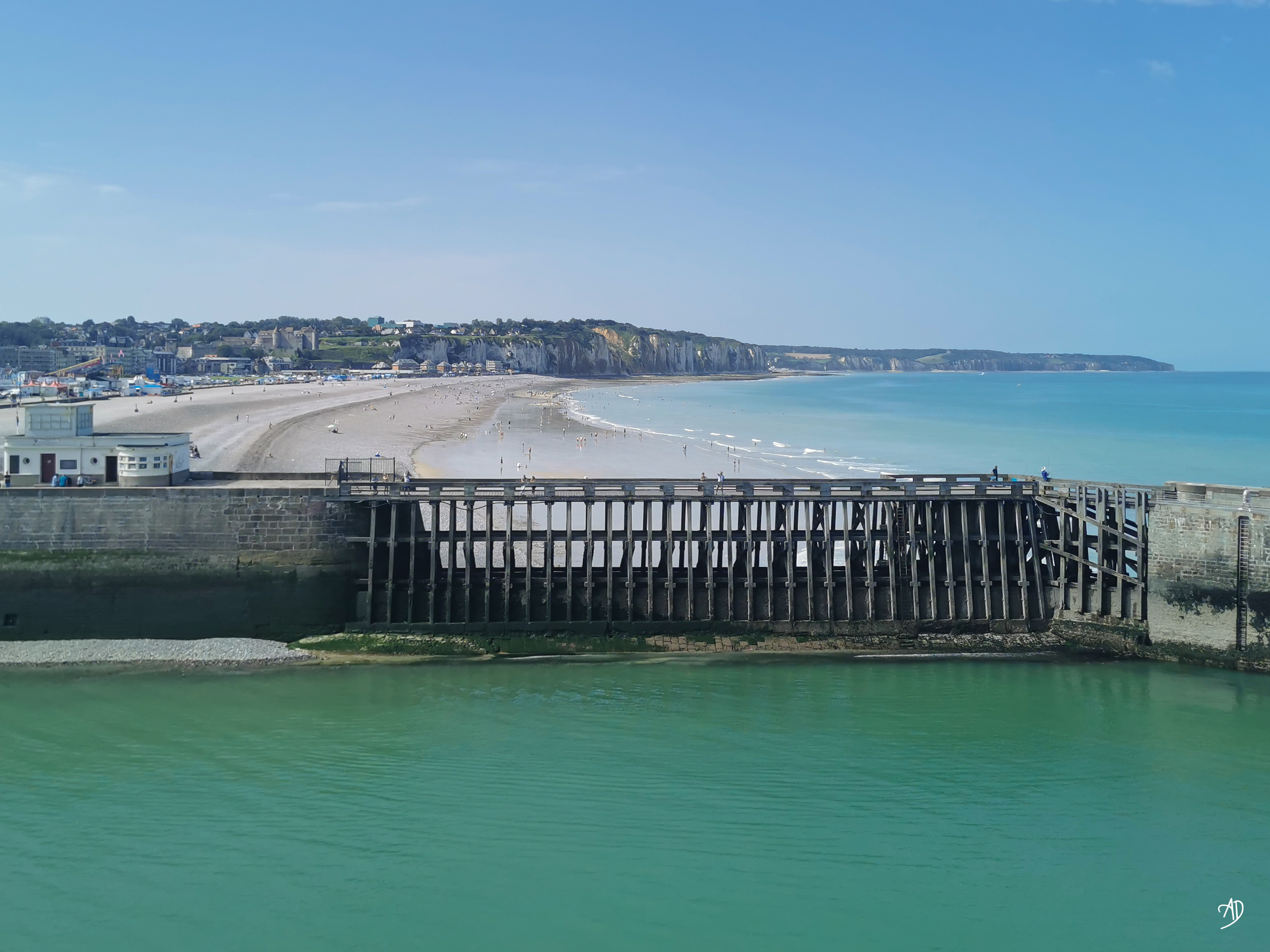 Au départ de Dieppe - France