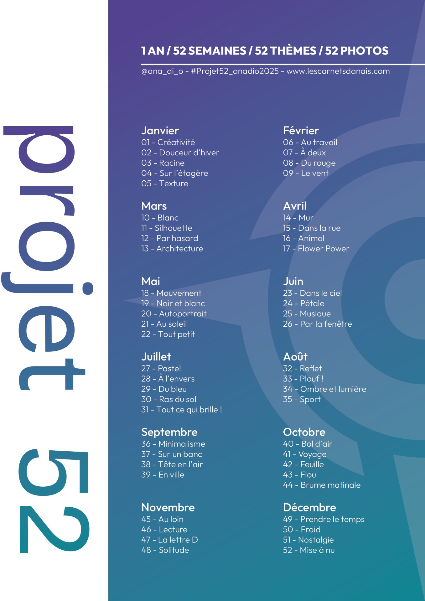 Projet 52 - Anaïs Diodore