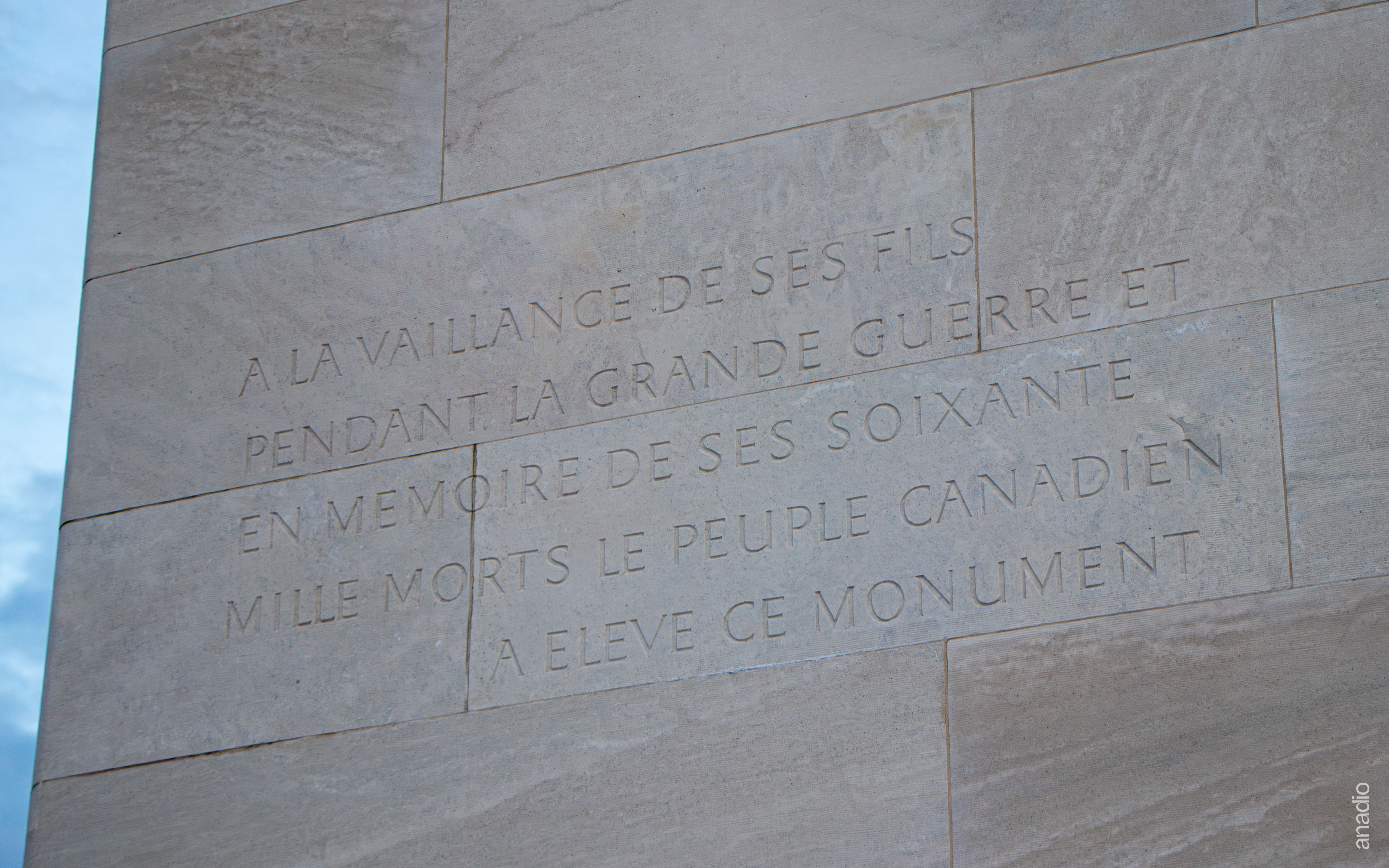 Monument de Vimy © Anaïs Diodore